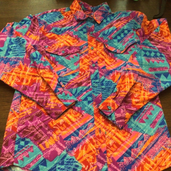 Vintage Frontier  Series western Shirt. Size M  Excellent shape - Picture 4 of 5